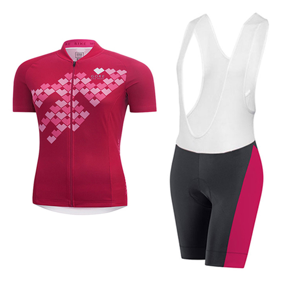 Abbigliamento Ciclismo Donne Gore Bike Wear 2017 Rosso